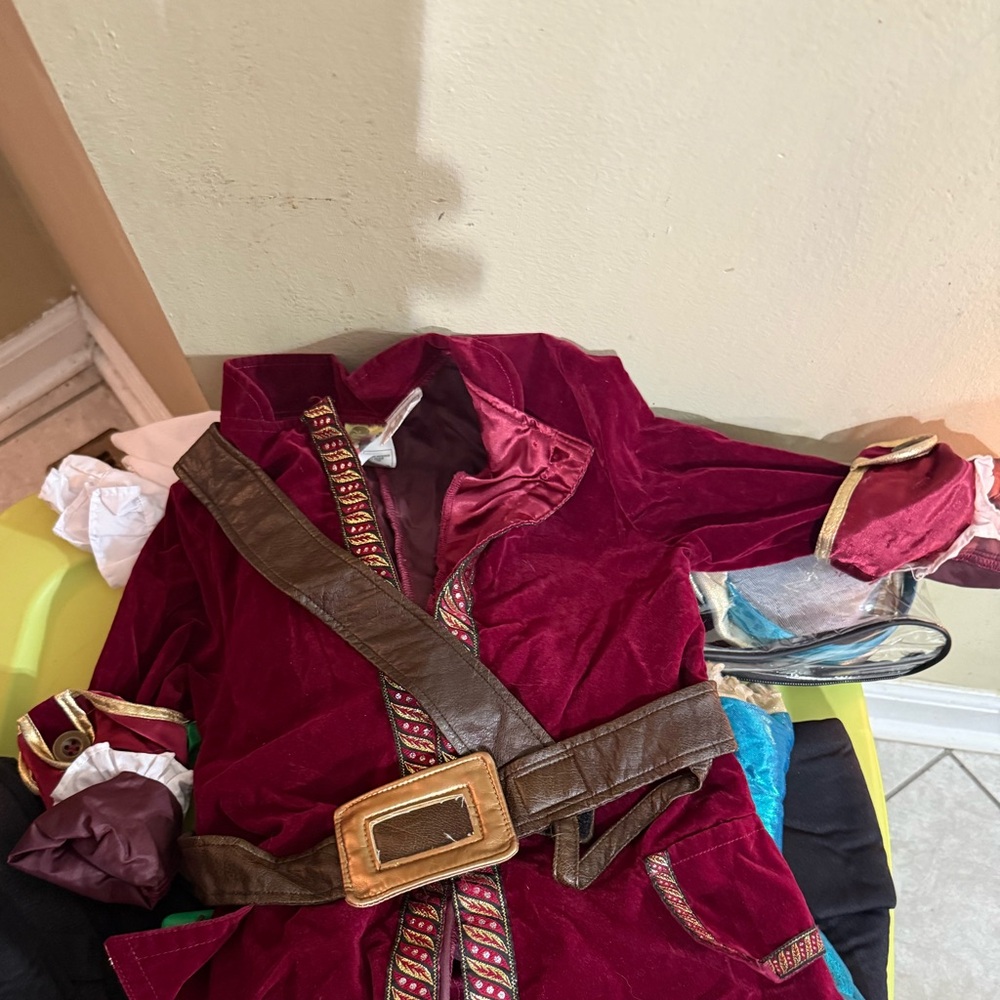 Disney’s Captain Hook Red Velvet Costume